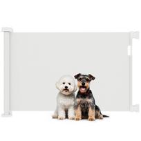 Stair Safety Gate Extendable 0-136cm 87 cm High Door Safety Gate for Pets 142 x 10 x 87 cm White 142 x 10 x 87 cm balta