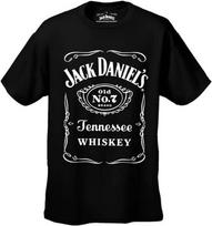 Jack Daniel's Old No.7 Tennessee viskio juodi marškinėliai M gray