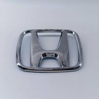 1XABS Automobilio Priekinės Grotelės Bagažinės Emblema Logotipas Honda Civic 2006-2015 8-os 9-os 9.5-os kartos Civic modeliams Dekoro Aksesuarai HQ4 hbrn5 68mmX56mm gray