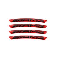 4 vnt. Aliuminio Automobilio Ratlankio Lipdukai Dekoratyviniai Mercedes Benz AMG W223 W213 W206 W464 W247 W167 W166 W222 W205 W204