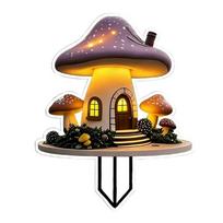 Sentimentiniai sodos ornamentai kuoliukai prisiminimams išsaugoti ir solemniai atmosferai suteikti kapinėms 20 sizes black