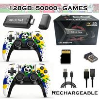 X8ULRA 4K Retro delninė žaidimų konsolė: Atvirasis kodas, Plug & Play, Suderinamas su PSP, N64, PS1