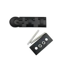 3D Metalinis GTI Logotipas Grotelių Emblema Automobilio Priekinė Ženklelis VW Volkswagen Golf MK3 MK4 MK5 Polo Passat Tiguan Jetta T-Roc Caddy black