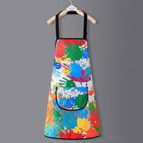 Easy Clean Art Bibs Waterproof Kitchen Apron New Children Painting Apron L
