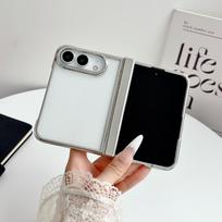 Taikoma iPhone ultra sulankstomo ekrano mobiliajam telefonui galvanizuotas spyruoklinis centrinis velenas su rėmeliu Apple 11Flod iPhone Ultra white