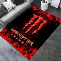 Monster Energy Kilimas Svetainei Miegamajam Namų Sofos Dekoravimui, Vaikų Žaidimų Neslystantis Grindų Kilimėlis 60x90cm( 23x35in )