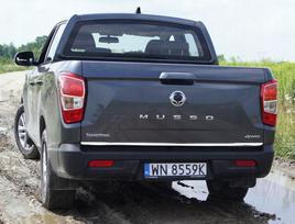 Ssangyong Musso 2018+ CHROME bagažinės apdaila