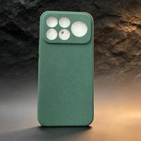 Skirta Xiaomi POCO F9 Ultra F9 Pro F8 Ultra Redmi K100 Pro Max Atsparus smūgiams Anti Scratch telefono dėklas Matinis smiltainio silikono objektyvo kameros apsauginis dangtelis K100 Pro Max žalia