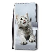 A23 telefono dėklas, skirtas Samsung Galaxy A01 A02s A03 Core A03s A13 A23 A33 A53 A73 5g knyga dažyta piniginė apverčiama kortelės lizdo dangtelis odinis For A13 4G gray