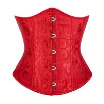 Moterų korsetas Court Corset Bustier kūno formavimo liemenė Vestuvių apatinė juosmens sandariklis Moteriški funkciniai kūno formavimo apatiniai drabužiai M raudona