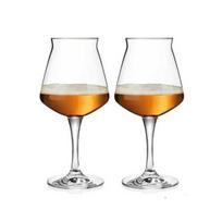 18oz Skaidrus alaus stiklinė barui IPA Profesionali TEKU stiklinė Didelė aukšta stiklinė taurė Aukšta stiklinė puodelis Alaus puodelis stiklinis 2 Pcs Beer Cup 420ml 18oz