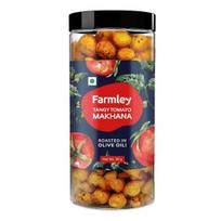 Sveiki kepti ir pagardinti užkandžiai iš makhana - Mėtinis pudina, Peri peri, Rūgštus pomidorų, Grietinėlės ir svogūnų, Himalajų druskos | (5 vienetų rinkinys, po 90 g kiekvienas) Tangy Tomato 90 gms red