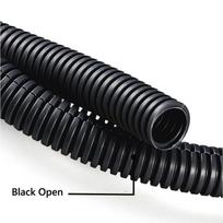3 metrai 7mm-28mm PP/PE izoliuotas gofruotas vamzdis vamzdis vamzdis žarna srieginė žarna plastikinė dumplių apsauginė įvorė OD 7mm black