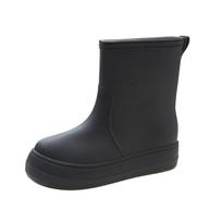 New Women's Mid-calf Waterproof Anti Slip Work Rubber Shoes Anti-slip And Wear-resistant Outdoor Fishing Rain Boots Size 36-41 40-41