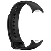 Oficialus silikoninis dirželis Xiaomi Mi Band 11 10 9 8 Sportiniam metaliniu mygtuku Apyrankė Miband 9 8 Pakeičiamos dalys Dirželis Mi Smart Band 8/NFC juoda