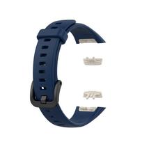 Silikoninis dirželis Huawei Band 6/6 Pro Keičiamas dirželis Laikrodžio dirželis Honor Band 6 Dirželis For Huawei Band6pro tamsiai mėlyna spalva