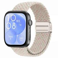 Nailoninis pintas dirželis Huawei Watch Fit 3/4/4 pro laikrodžiams, magnetinis reguliuojamas patogus dirželis Huawei Watch Fit 4/3 laikrodžiams, apyrankės dirželis Huawei Fit 4 pro blue