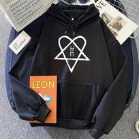 Heavy Mental Streetwear Him Ville Valo Graphic Hoodies Sudadera Mujer Winter Comfortable Long Sleeve Clothes M black