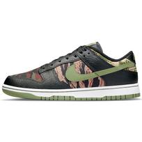 Nike Dunk Low SE Juodi Daugia spalvų Kamufliažiniai Vyriški Kedai Aliejaus Žali Baltai Oranžiniai DH0957-001 43 black