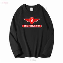 Naujas Zundapp motociklų logotipas vyriški marškinėliai juokingi dydis S iki 5XL ilgomis arba trumpomis rankovėmis vintažiniai išskalbti madingi tampomi S black