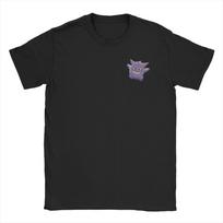 Pokemon Vyriški Moteriški Marškinėliai Gengar Žaidimų Humoras 100% Medvilnė Marškinėliai Trumpomis Rankovėmis Japonijos Anime Pikachu Marškinėliai Apvalia Kaklo Viršutinės Dalys XL gray