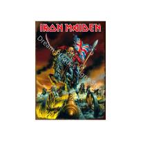 Iron Maiden Book of Souls Oficialus metalinis skardinis ženklas 8x12 colių, Vintažinis roko grupės plakatas Sienos menas Barui, Pub'ui, Vyriškam urvui, Namų dekoravimui 20x30cm（7.8x11.8inch） black