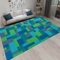 3D Spalvingi Geometriniai Blokų Plotiniai Kilimai Svetainei Miegamajam Statybinių Blokų Žaislų Kilimas Namų Vaikų Kambario Dekoras Neslystantis Grindų Kilimėlis 40X60cm