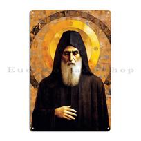 Šventasis Šarbelis spalvotas metalinis plakatas Klasikinis retro personažo dizainas Kino skardinis ženklas Plakatas 20x30cm orange