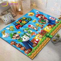 Animacinių filmų Mario broliai kilimai Vaikams ropojantys kilimai Svetainės arbatos staliuko kilimėliai Miegamojo kilimas Plaunami grindų kilimėliai Namų zonos kilimėlis 60cm x 90cm