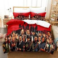 Game Red Dead Redemption Bedding Set 3D Printed Suitable for Bedroom Duvet Cover Set With Pillowcases Kids Home Textile 70x133cm 3pcs