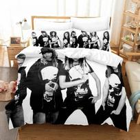 Tokio Hotel Patalynės Komplektas Viengulis Twin Pilnas Karalienės Karaliaus Dydžio Lova Suaugusiems Berniukų Miegamojo Antklodės Užvalkalų Komplektai 3D Spausdinimas Anime 70x133cm 3pcs