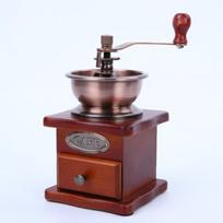 Espresso Coffee Beans Mill Grinding Machine Small Hand Cranked Coffee Grinder Portable Household Manual Powder Grinder brown
