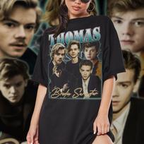 THOMAS BRODIE SANGSTER Shirt, Thomas Brodie T-shirt, Maze Runner Tees, Anne Fran Unisex T-Shirt XXXXL gray