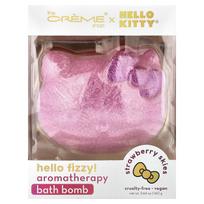 The Creme Shop, Hello Kitty®, Aromatherapy Bath Bomb, Strawberry Sky, 1 ea pink