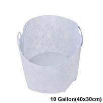Aeracijos indas Sodinamieji reikmenys Auginimo maišas Apvalūs audinio vazonai Augalo maišelis Šaknų indas 10 Gallon(40x30cm) white