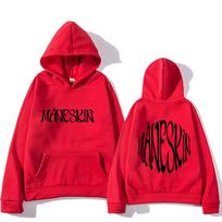 Grunge Bank Maneskin Hoodies Vyrams/Moterims Madingi Estetiški Megztiniai Žieminiai Drabužiai Laisvalaikio Puloveriai Vilnos Drabužiai XS raudona