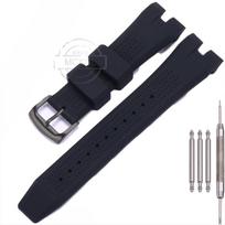 Silikoninė laikrodžio apyrankė Citizen Eco-Drive CA4154 4155 AW1475 1476 Apyrankė Vyriška Guminė Pakeičiama Juosta AW1476 black