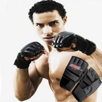 MMA Muay Thai Training Punching Bag Mitts  Boxing Gloves One Size juoda