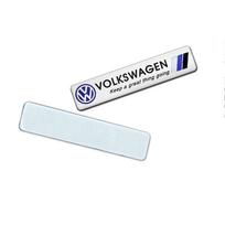 VOLKSWAGEN VW Automobilio Kėbulo Aliuminio Lipdukas Universalus Transporto Priemonės Logotipo Dekoro Aksesuarai Volkswagen VW Golf Polo Beetle Pas white