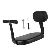 Galinė vaikiška dviračio sėdynė kalniniams dviračiams, atspari vandeniui, ergonomiško saugaus dizaino black