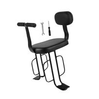 Galinė vaikiška dviračio sėdynė kalniniams dviračiams, atspari vandeniui, ergonomiško saugaus dizaino gray