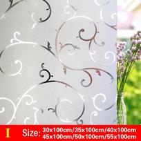 30-55*100cm PVC lipni be klijų statinė adsorbuojanti langų plėvelė, apsauganti nuo UV spindulių, dekoracijos, privatumą saugančios, atstumiančios vandenį 45X100cm white