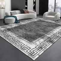 Nauji Šiaurietiški Pilki Violetiniai Kilimai Modernus Didelis Neslystantis Kilimas Svetainei Miegamajam Namų Dekoras Įėjimo Kilimėlis Tapete 60*90cm gray