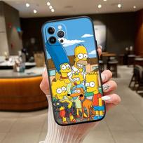 RE53 S-Simpsons New High-End Shell Phone Case for iPhone SE X XS XR 16E 17 11 Pro Max 8 7 6 6s Plus Air iPhone 16e blue