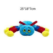 Woolly Plus Tig Voras Woolly Plush Švelnus žaislas 24cm/40cm Pripildytas voro žaislas Pripildytas voras Pliušinė pagalvė Siaubo šventės žaislas blue
