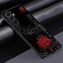 Tokyo Ghoul Kaneki klasika Japonija Anime telefono dėklas Samsung Galaxy S25 S24 S23 S22 S21 S20 Plus Ultra Note20 minkštas juodas Samsung S21 black