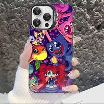 P-Poppy-ys Žaidimų Laikas-es Telefono Dėklas Skirtas IPhone 16 15 14 13 12 11 Pro Max 17 Plus Spalvingas Dangtelis iPhone 17pro max blue