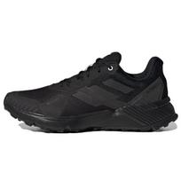 Adidas Terrex Soulstride Trail Round Toe Lace-Up Fabric Slip-Resistant Wear-Resistant Breathable Low-Top Running Shoes Unisex Running Shoes GY9354 40 black