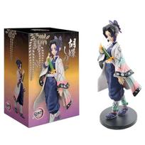 Anime Demon Slayer Kimetsu no Yaiba figūrėlė 15cm Nezuko Tanjirou Mitsuri Shinobu Zenitsu Kyoujurou Veiksmo figūrėlės modelis Žaislas Dovanos gray