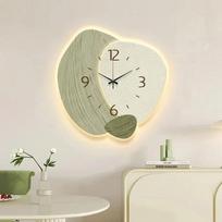 LED Šviesos Sieninis Laikrodis Šviečiantis Laikrodis Svetainės Dekoratyvinis Netaisyklingas Sieninis Laikrodis Stilingas Silent Be Skylių Sieninis Kvarcinis Laikrodis (as the picture,12 inch)